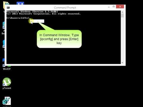 how to find local ip address in Windows 10, 8 and 8.1 - YouTube