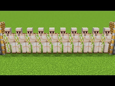 minecraft x10 iron golem compress | Minecraft combined | Zombieee