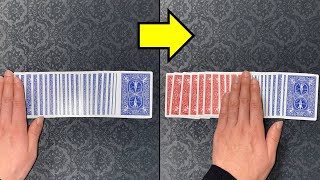 【種明かし】目の前で色が変化する！簡単カードマジック！ | Easy Card Magic Tricks Tutorial!