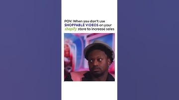 Still not using shoppable videos on your Shopify store? #shopify #ecommercebusiness #shoppablevideos