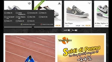 Ecommerce Filtro prezzo in ajax con jQueryUI range slider