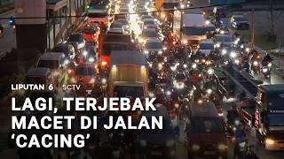 Lagi, Terjebak Macet Di Jalan 'Cacing' | Liputan 6