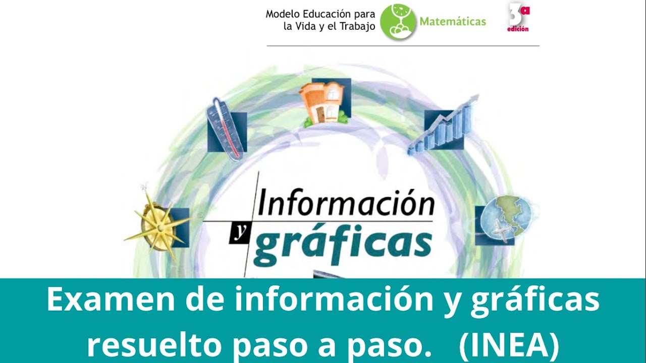Examen de Información y gráficas resuelto paso a paso (INEA) - YouTube