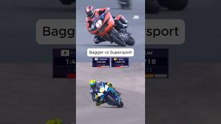 How does a bagger compare to a supersport bike? #motorcycle