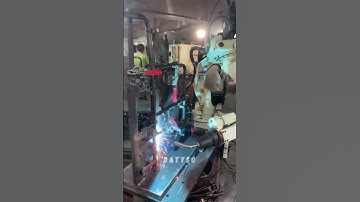 Robot Hàn Ứng Dụng Sản Xuất Khung Xe Lăn #roblox #machine #automobile #welding #cnc #robot