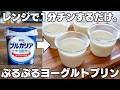 【材料4つ】混ぜて冷やすだけ！ヘルシーヨーグルトプリン
