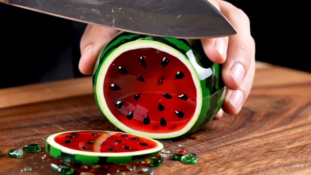 Cutting Glass Fruits | Ultra Asmr Satisfying Sounds For Sleep & Relaxation