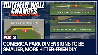 Comerica Park dimensions to be smaller, more hitter-friendly for 2023
