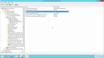 Configure Domain and Local User Password Policy Settings