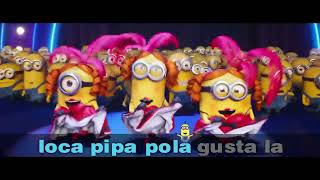 Minions singing Papa Mama Loca Pipa with lyrics (Real voice)