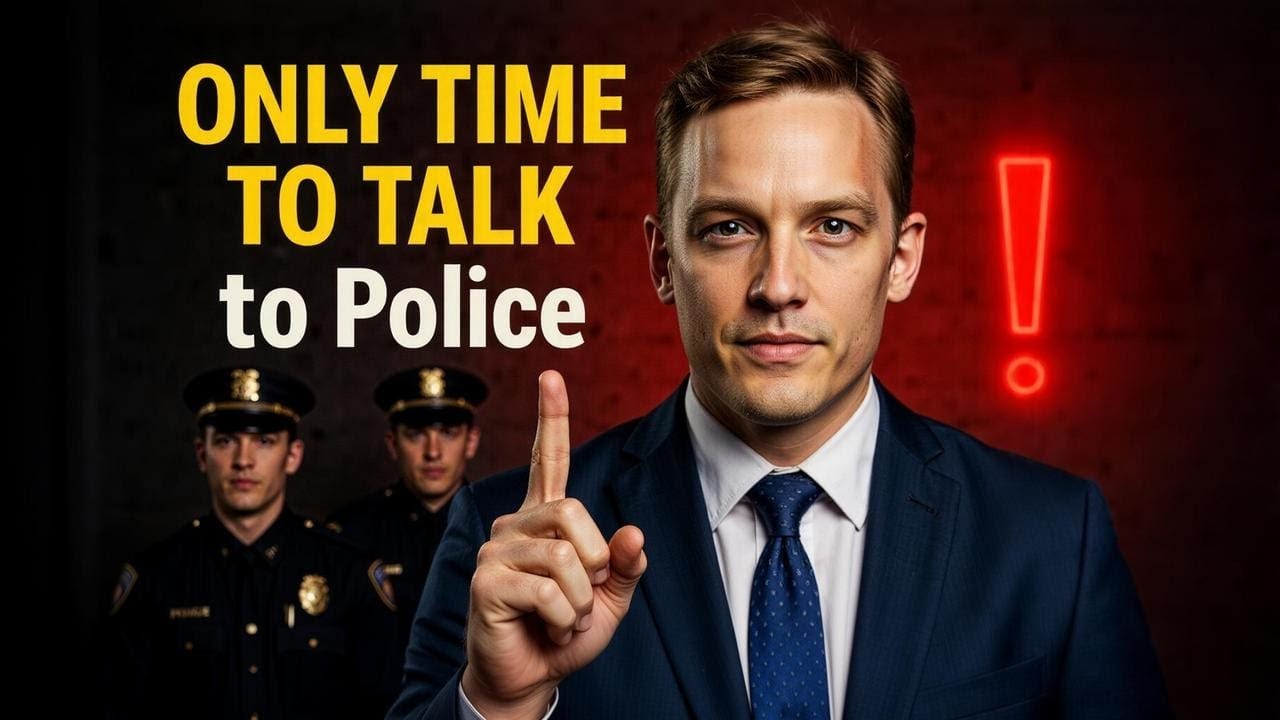 The One Time You Should Talk to Police!!!