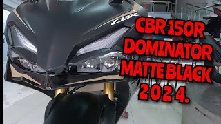Honda Cbr 150r Std 2024  Dominator Matte Black 