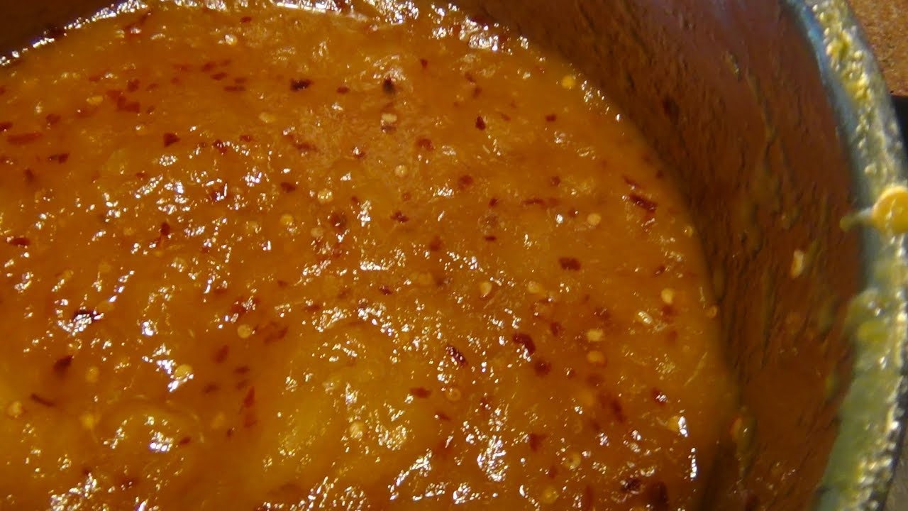 Mermelada de mango con chile.