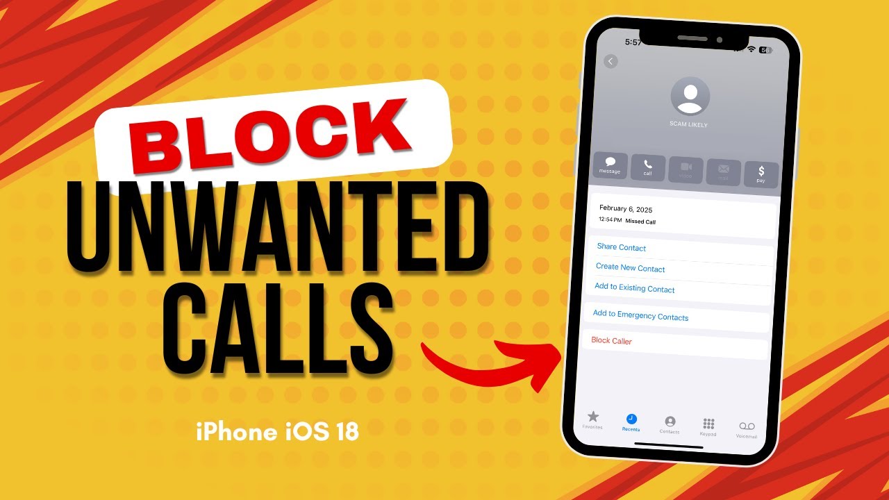 Stop Unwanted Calls! Block & Silence Calls on iPhone - YouTube