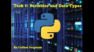 Python Basics – Variables & Data Types Explained