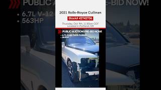 2021 Rolls-Royce Cullinan! Public Auction 10/9, 11:30am CDT. Download the IAA Buyer app today! #iaa
