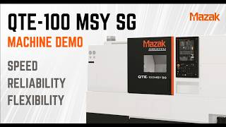 Machine Demo - 𝗤𝗧𝗘-𝟭𝟬𝟬 𝗠𝗦𝗬 𝗦𝗚: Compact Turning Power
