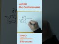 Full Body Drawing of a Centrosaurus-Learn to Draw Dinosaurs with ZHAO Chuang