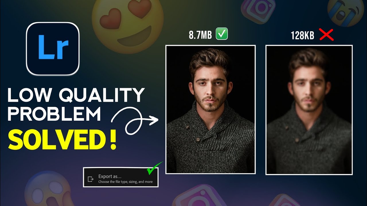 😱 Lightroom Mobile Best Export Settings For Instagram || Save HIGH QUALITY Photos in Lightroom