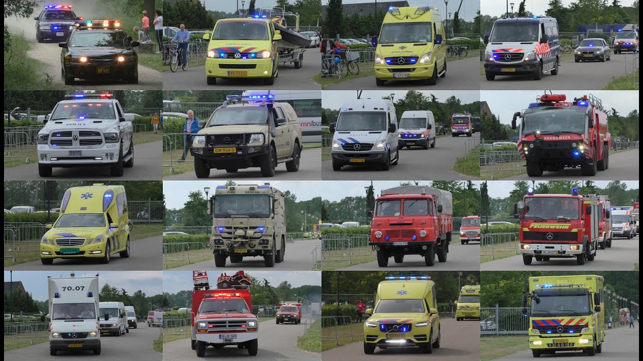 [112 On Wheels 2019] Diverse Hulpdiensten & Oldtimers vertrekken met 'spoed' vanaf het evenement