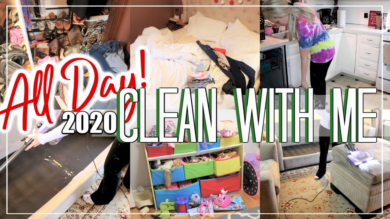 CHRISTMAS 2020 ALL DAY CLEAN WITH ME | EXTREMELY MESSY HOUSE CLEANING ...