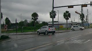 Driver Ignores "Do Not Enter" Sign to Avoid Red Light