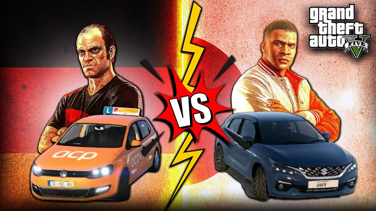 German cars vs Japanese cars Challenge | GTA 5 Tamil
