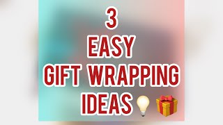 3 Easy Gift Wrapping Ideas For New year And Christmas|Easy Gift wrap hacks screenshot 2