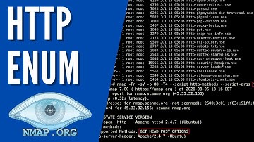 Nmap - HTTP Enumeration - Detecting HTTP Methods