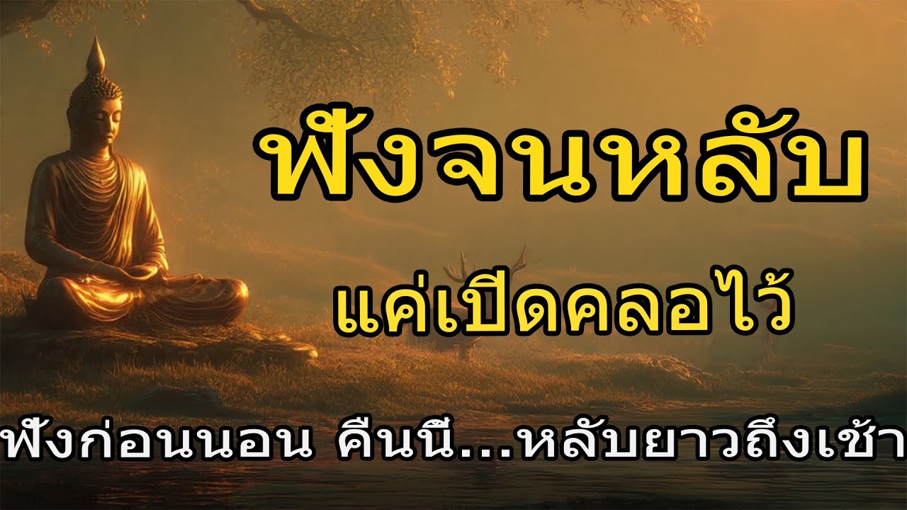 ฟังก่อนนอน คืนนี้...หลับยาวถึงเช้า เปิดเบาๆ แล้วหลับเลย 