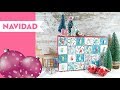 Calendario de Adviento de scrap muy fácil. Décimo de Navidad 2018 Ep. 2 ⎪PEGA PAPEL O TIJERAS