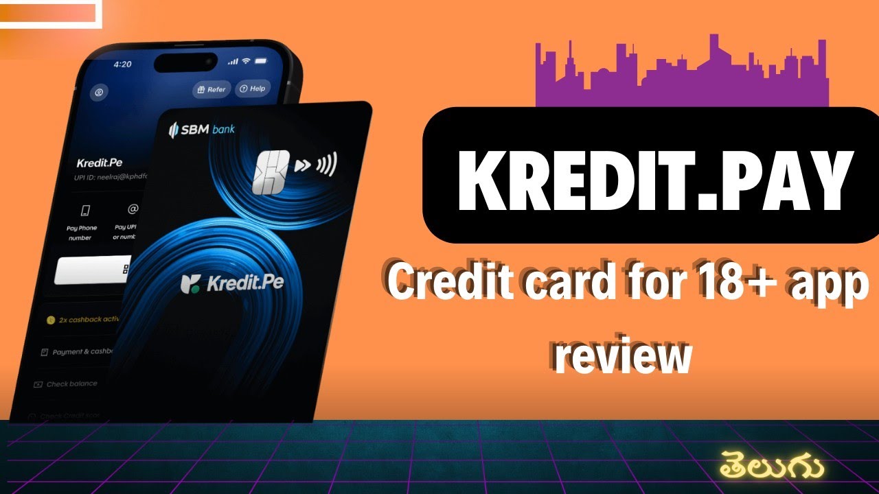 Kredit.pay credit card for 18+ app review in telugu || 