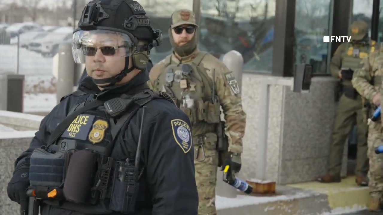 ILHAN OMAR at Whipple Minneapolis ICE Building 