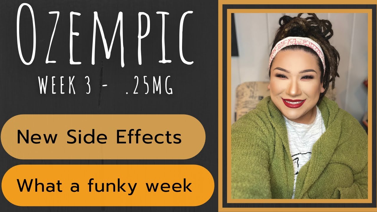 My 3rd Week on Ozempic .25mg weight NEW side effects PCOS / Insulin