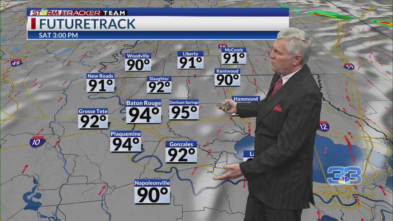 Weather Forecast for Baton Rouge – 5/24/24: Heat and Humidity is in the Forecast.