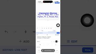 How to Design a Rectangle Stamp &amp; Type in Marathi | Impression Stamps