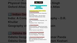 Complete World Geography Booklist for OPSC OCS | For Prelims & Mains | By OAS Aspirants