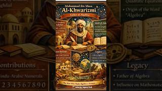 Father of Algebra 🌙 | Al-Khwarizmi’s legacy in math | Islamic Legacy Hub ✨