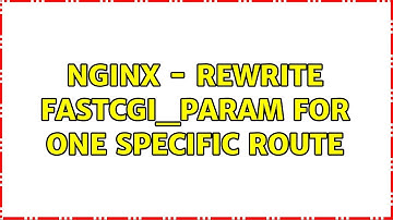 Nginx - rewrite fastcgi_param for one specific route