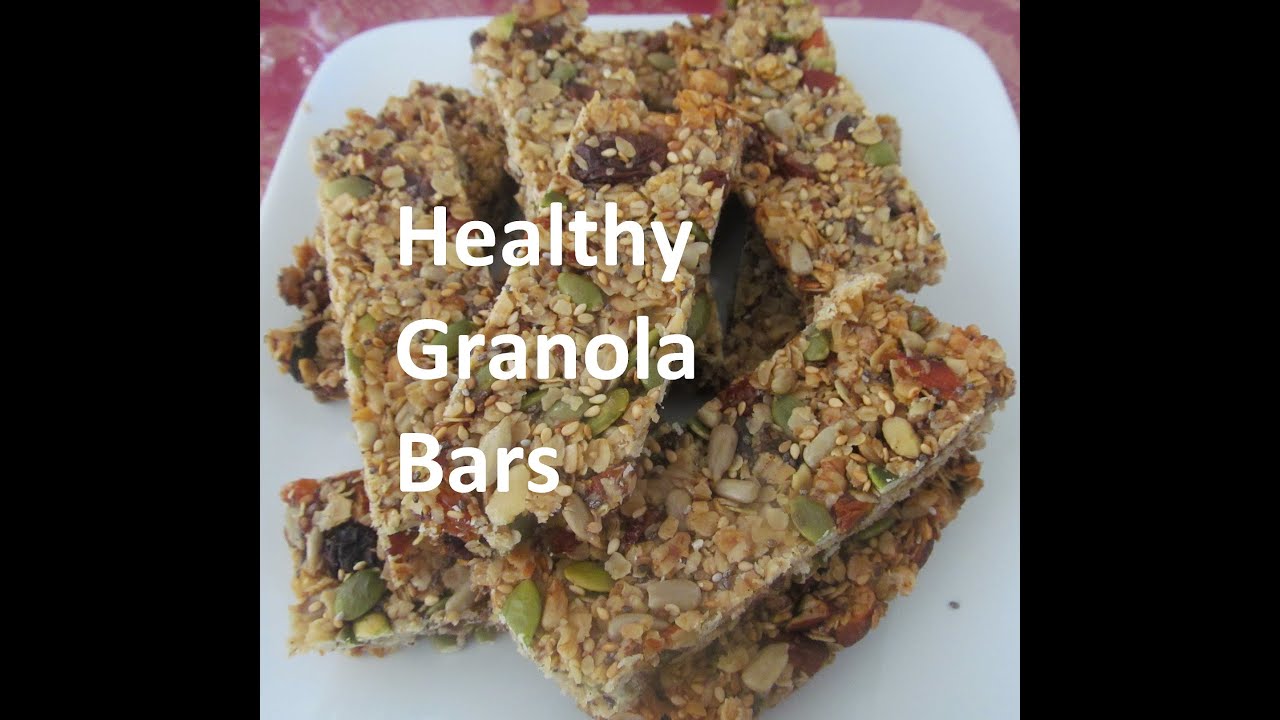 How to Make Healthy Granola Bars / الجرانولا بار الصحي / Recipe147