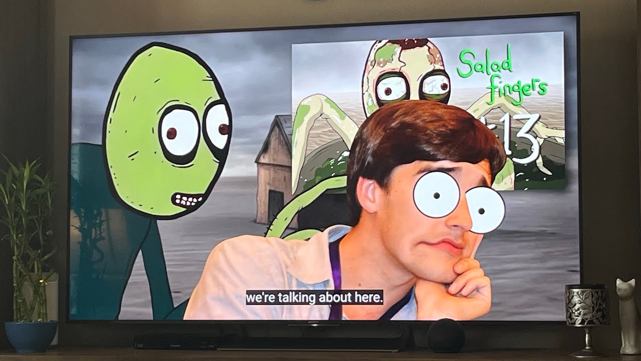 Charsonic reacts to Film Theory The DEATH of Salad Fingers from The
