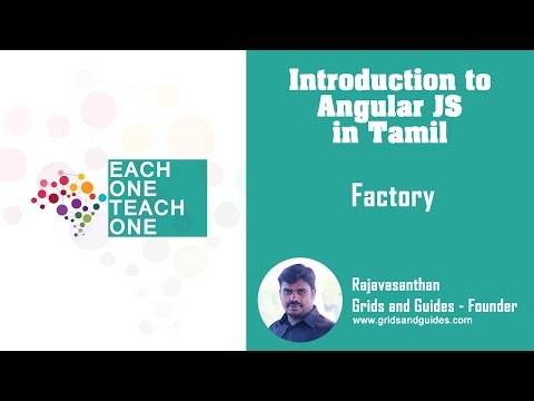 What is Factory in Angular? - Introduction to Angular in Tamil - E1T1