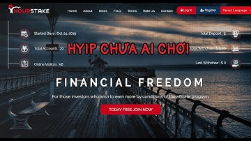 hourstake Min 10$ run 0 day chưa ai đầu tư HYIP ra mỗi ngày lãi 20% trong 12h
