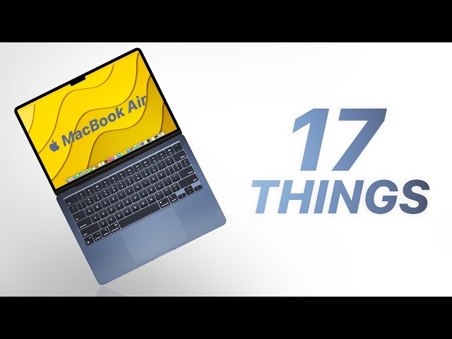 M2 MacBook Air – 17 Things You DIDN'T Know! - YouTube