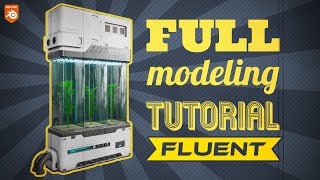 Make a plant incubator ! Modeling tutorial with Fluent  Blender tutorial