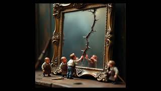 Tiny Workers Fix a GIANT Broken Mirror! 🔨🪞 #Shorts