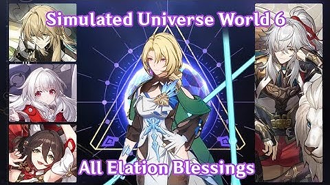 E0 S1 Jing Yuan vs Cocolia 🌟 (All Elation Blessings) | SU World 6 Difficulty IV | Honkai Star Rail