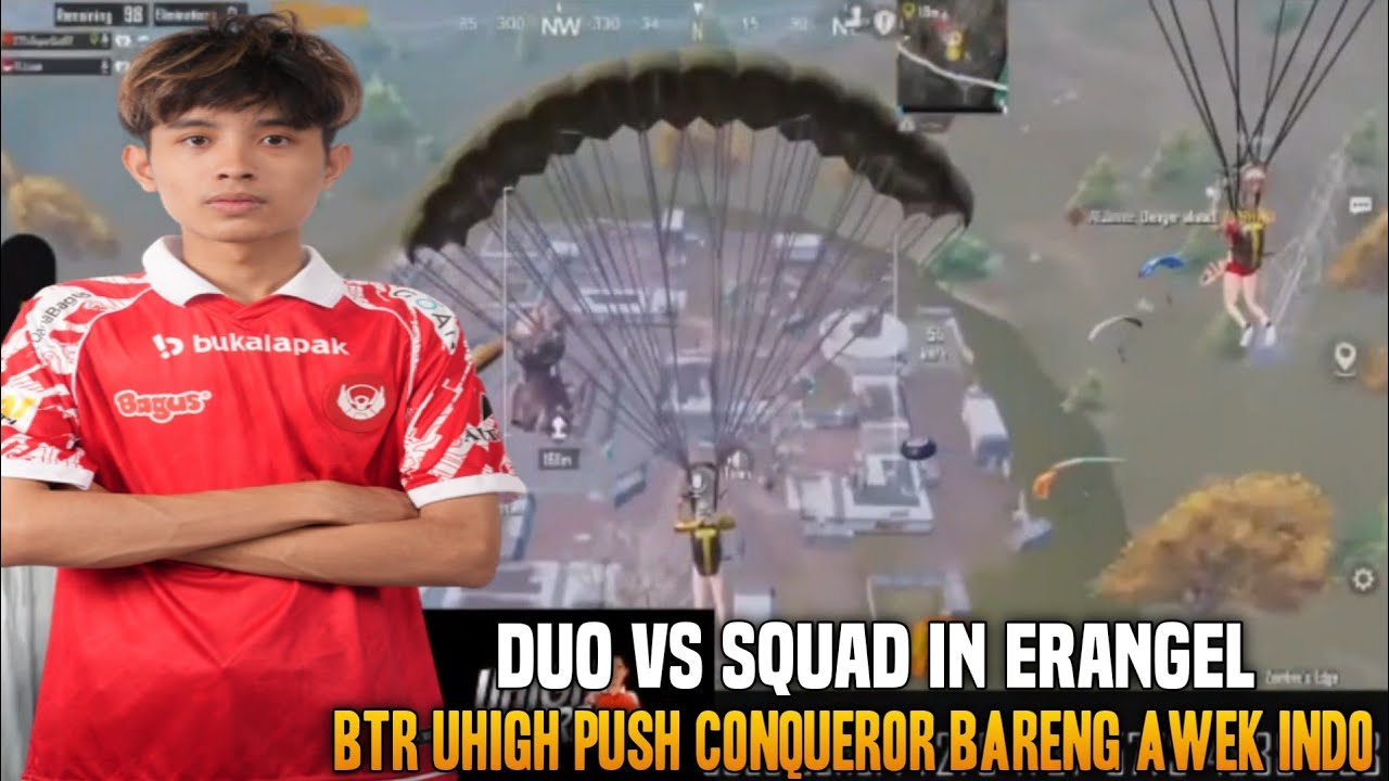 Duo Vs Squad Di Erangel !! Btr Uhigh Push Conquero Bareng Cewek Indonesia | Pubg Mobile