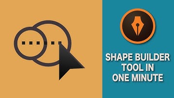 Shape Builder Tool In One Minute | #illustratortutorials