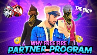 Free Fire Partner Program Ends ! || Free Fire khatam ? || JACK OFFICIAL PK